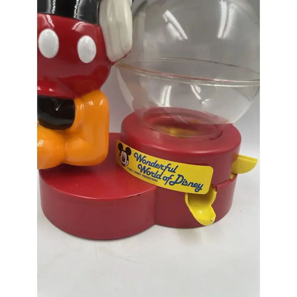 Vintage Mickey Mouse Gumball Machine 8.5